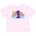 thumbnail image 3 of Inktastic 1st Birthday Rainbow Girls Baby T-Shirt, 3 of 5