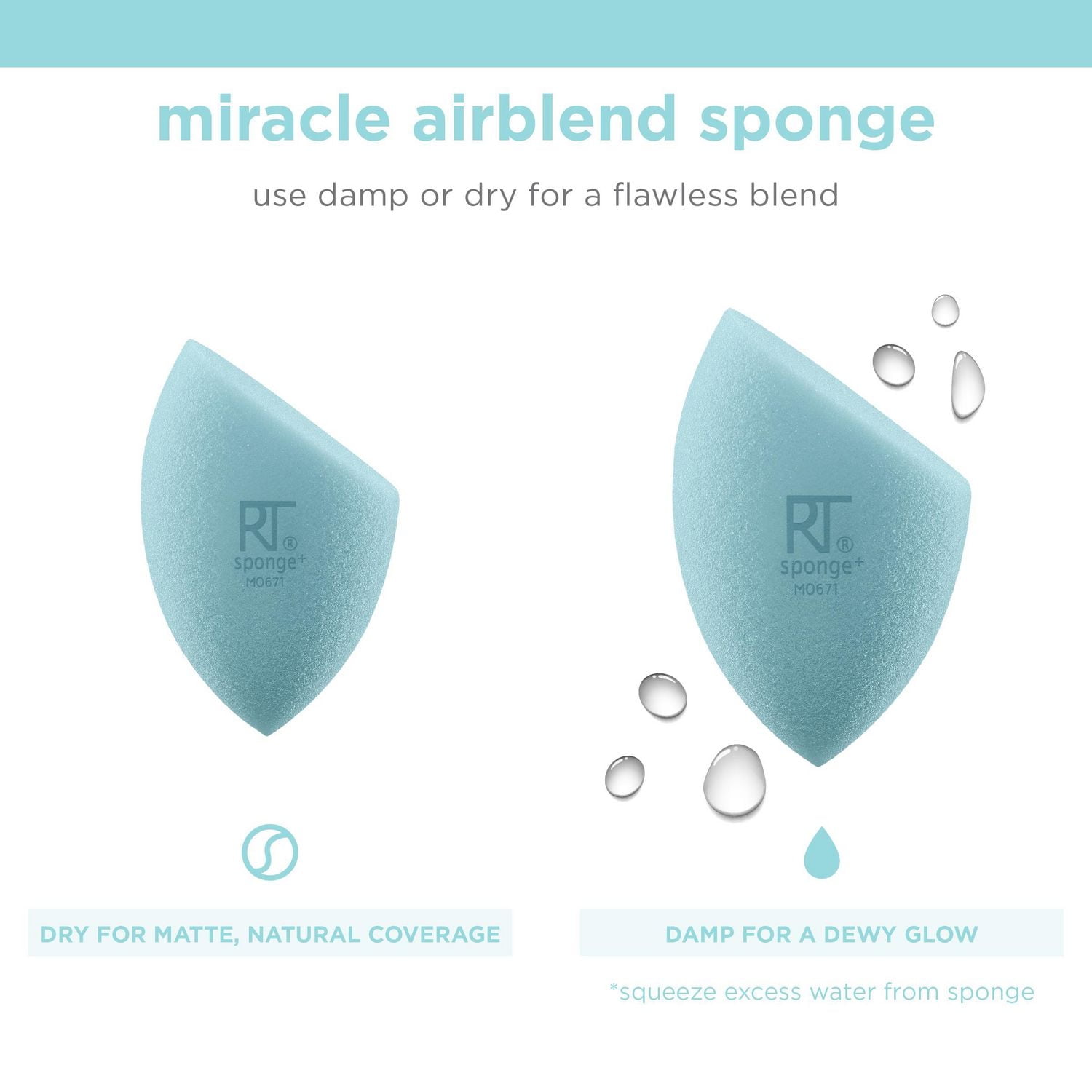 Real Techniques Miracle Airblend Sponge 1 pièce