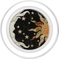 thumbnail image 2 of PopSockets PopGrip para smartphone, negro, vintage, luna, sol y estrellas, 2 of 5