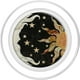 thumbnail image 2 of PopSockets PopGrip para smartphone, negro, vintage, luna, sol y estrellas, 2 of 5