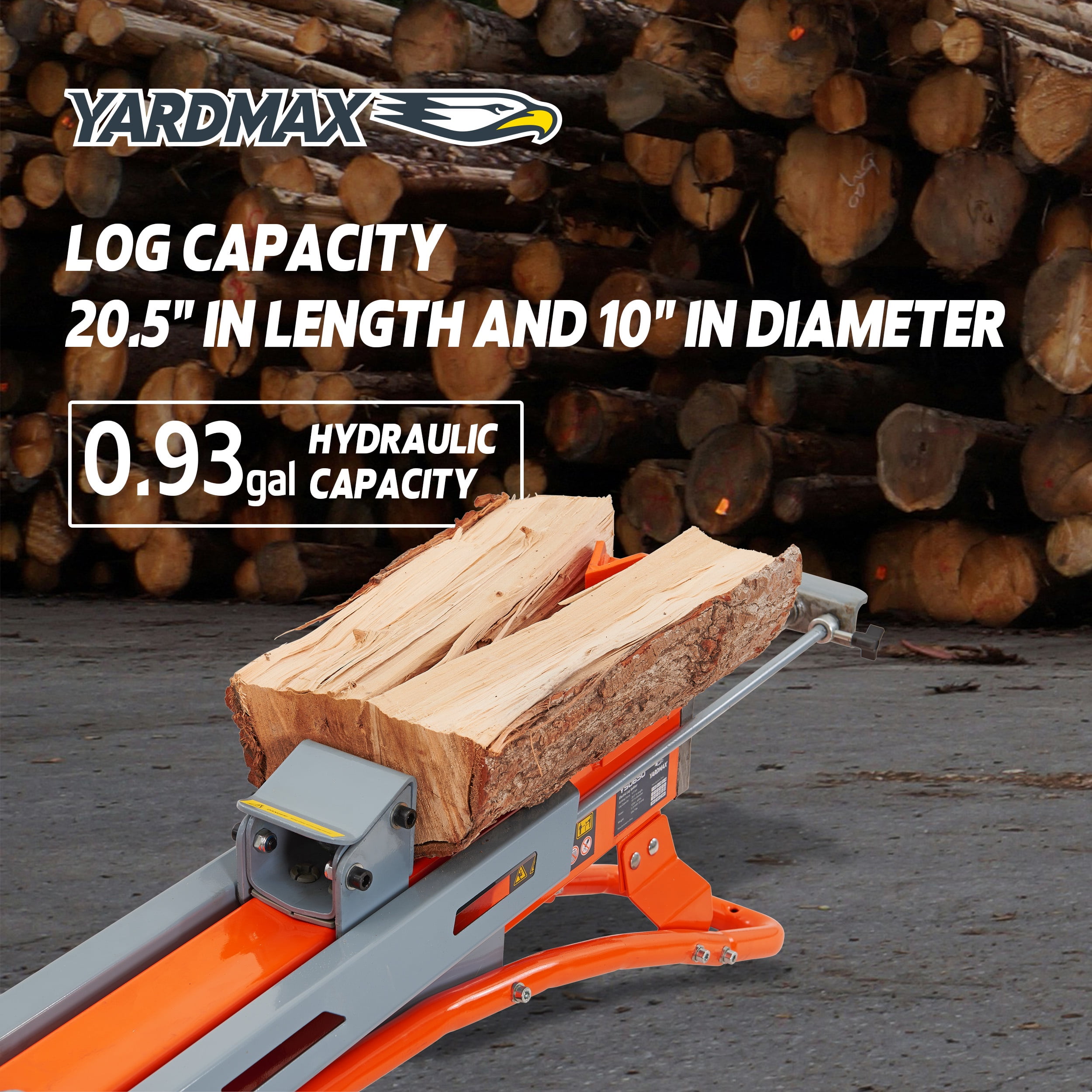 6.5-Ton Electric Log Splitter