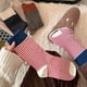 thumbnail image 2 of Zhuge 3 pares de calcetines finos de algodón para mujer, calcetines de algodón suave para mujer por encima del tobillo (A27), 2 of 2