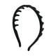 thumbnail image 5 of Diadema de silicona, accesorios cómodos para el cabello, diadema antideslizante con peine, aro para el cabello Negro, 5 of 8