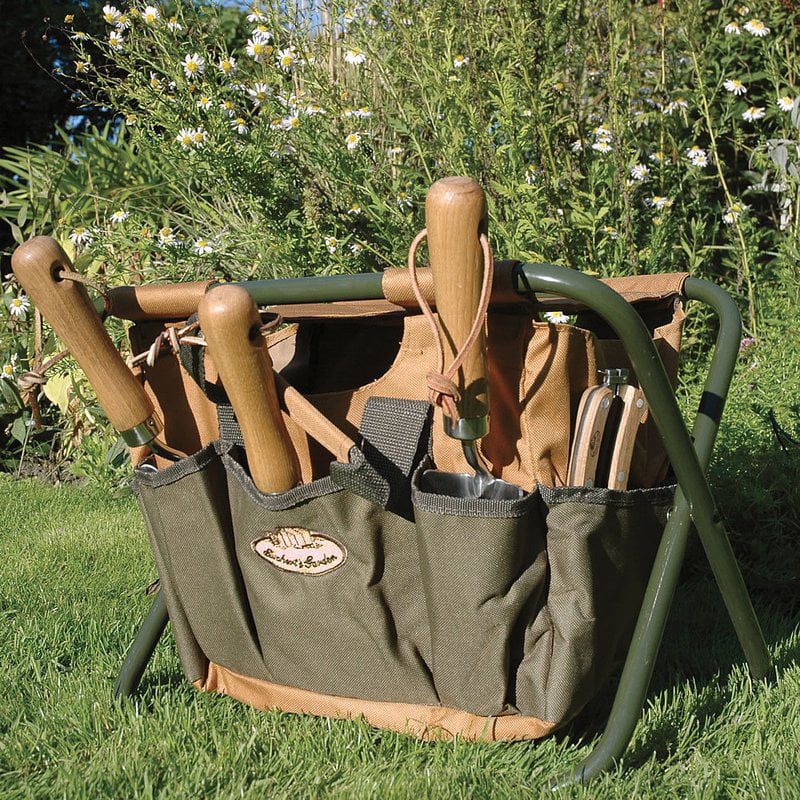 Garden Tools Bag Textile Esschert Design Robust Handle Wide Pockets Organisers 