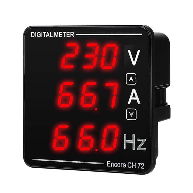 Digital Meter Multifunction Voltmeter Ammeter Frequency Meter 120A Ac 50-500V