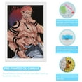 thumbnail image 3 of Diamond Art Kits for Adults Jujutsu Kaisen Diamond Art Gem Art Painting Full Drill Round Art Gem Painting Kit for Home Wall Decor Gifts 8"x12", 3 of 7