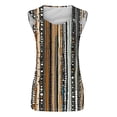 thumbnail image 4 of Summer Tank Tops for Women Vintage Printed T-Shirts V Neck Sleeveless Blouse Dressy Trendy Outfits Blusas Casuales Para Mujer, 4 of 5
