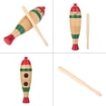 Ccdes Guiro Instrument,Wooden Colorful Fish Shaped Guiro Musical ...