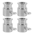 thumbnail image 1 of SOPOTUTU 4 Pcs Accessoire de Fixation pour Grill Tige de Rôtissoire Argentée pour Barbecue Extérieur, 1 of 8