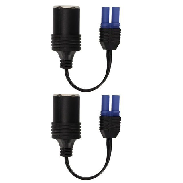 Senjay Cigarette Lighter Adapter,Cigarette Lighter Socket,2pcs EC5 Cigarette Lighter Socket Car Female Converter For 12V Car Battery Booster