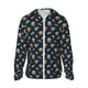 thumbnail image 1 of Fotbe Fastfood Chaqueta con Protección Solar UPF 50+ para Hombre y Mujer, Camisa con Capucha y Bolsillos-Small, 1 of 7