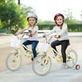 thumbnail image 2 of Prorider 16" Kids Bike Toddler Adjustable Bicycle with Training Wheel for 4-7 Years Old Girl Beige, 2 of 10