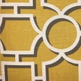 thumbnail image 3 of Plutus Crane Enclave Yellow, Beige and Gray Luxury Throw Pillow - Double sided 18" x 18", 3 of 3