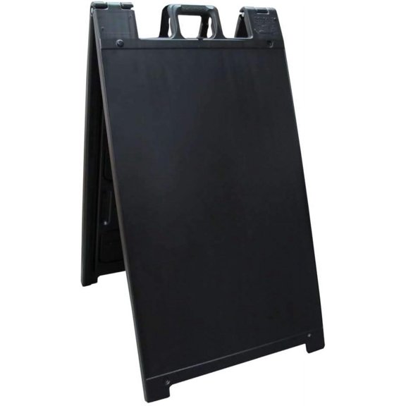 Plasticade Signicade Curb Sign/A-Frame 24x36" Color:Black