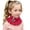 Red, variant on Daznico Warm Knitted Scarf with Lace for and Kids Winter Neck Warmer Cold Weather