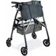 thumbnail image 1 of Andador con ruedas Stander Wonder Plus, ligero y plegable, fácil de plegar y transportar, ideal para personas mayores y adultos, con ruedas de 6 pulgadas, frenos con bloqueo y asiento acolchado con re, 1 of 5