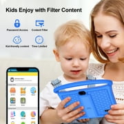 Android Kids Tablet 7 inch with Case, 2GB RAM, 32GB ROM, Touch Screen, Quad-Core,1024x600| Wi-Fi| Google Certified(Blue)