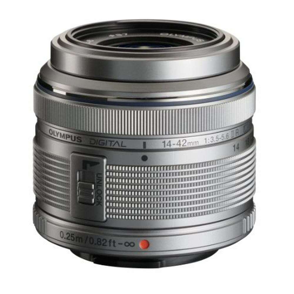 Olympus 1442mm II R, Interchangeable Lens for Olympus / Panasonic Micro 4/3 Cameras, Silver