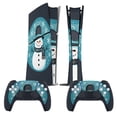 thumbnail image 2 of Skin Sticker for PS5 Slim Standard PS5 Pro Disc Digital Edition Console and Controllers Decals for Playstation 5 (Ginger Snowman Crystal Ball ,PS5 Pro Standard), 2 of 5