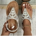 thumbnail image 5 of Women's Flat Summer Sandals: with Adjustable Ankle Strap & Comfortable Open-toe design, 5 of 13