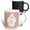 Multicolor, variant on 3drose, Happy Cupcake with Polka Dots - Cute and Adorable - Kawaii, 11oz Two-tone Green Mug