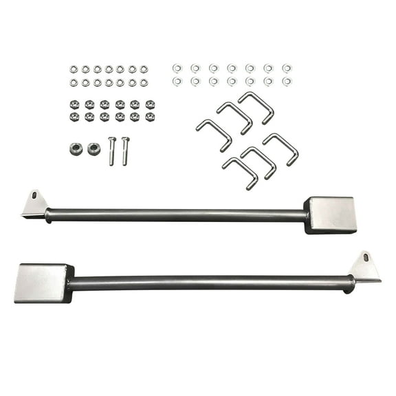 Maxpeedingrods 2 Pcs Rear Tubular Subframe Connector Set for Pontiac Firebird 1970 1971-1981