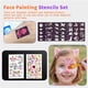 thumbnail image 4 of Kit de pintura facial Psittazze 54 colores con plantillas y pinceles, 4 of 7