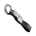 thumbnail image 4 of Alloy LED Lighting Key Chain Portable Animal Glossy Leather Stylish Battery Powered Electroplate Glossy Simulation Man Keychain Holder Decor Gift Silver, 4 of 9