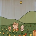 thumbnail image 5 of Cortina adhesiva con bonito patrón de dibujos animados, diseño de gancho y bucle, cortinas opacas adhesivas para el hogar y el dormitorio, 5 of 5