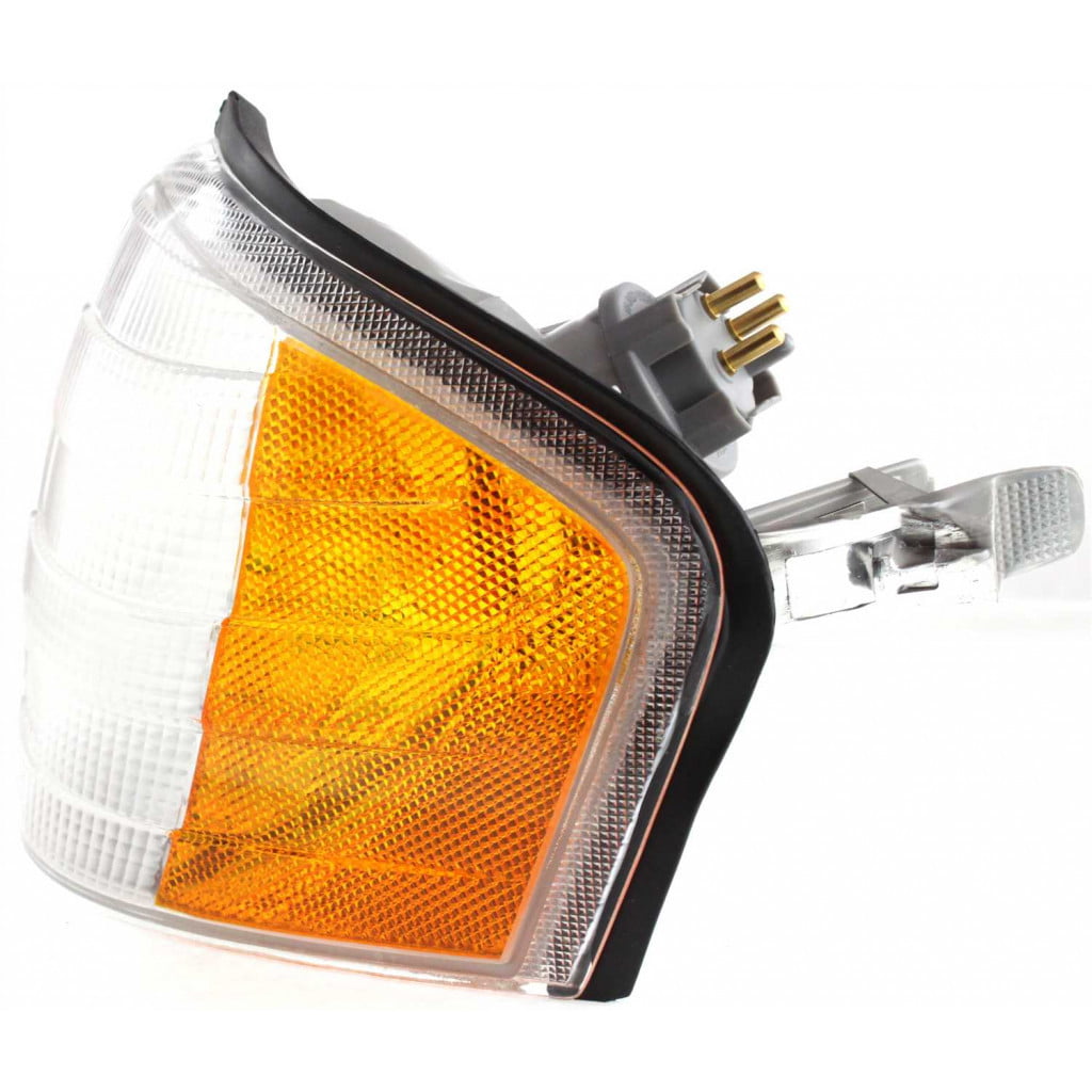 Left NSF Certified w/Bulbs Replacement for MB2520101 CarLights360: Fits 1994-2000 Mercedes-Benz C280 Turn Signal/Parking Light Assembly Driver Side