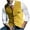 Yellow, variant on LYXSSBYX Winter Jackets for Men Clearance Men Lattice V-neck Single-breasted Slim Fit Vest Suit Business Waistcoat