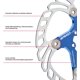 thumbnail image 5 of Disco de freno de bicicleta Disco de freno de bicicleta azul Disco de freno de bicicleta de 180 mm Adecuado para bicicleta de montaña de velocidad variable Accesorios para bicicletas Azul 180 mm, 5 of 5