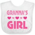 thumbnail image 3 of Inktastic Granna Girl Granddaughter Girls Baby Bib, 3 of 4