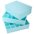 thumbnail image 4 of 3 unids práctica Ropa interior Calcetines titular caja de almacenamiento divisor contenedor organizador, 4 of 8