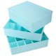 thumbnail image 4 of Juego de 3 cajas de almacenamiento con divisores, práctico organizador de ropa interior y calcetines, 4 of 8