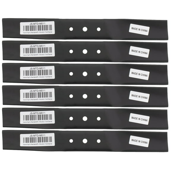 6 High Lift Mower Blades for MTD® Lawnflite 395 397 742-0118 942-0118 30" Deck