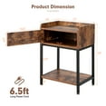 thumbnail image 4 of Costway Table de Chevet avec Station de Charge Table d'Appoint pour Canapé Armoire de Rangement Étagère Table de Bout, 4 of 9