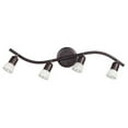 thumbnail image 2 of CANARM LTD. IT356A04BPT10 James 4 Bulb Track Light, Brushed Pewter, 2 of 2
