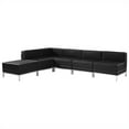 thumbnail image 2 of Flash Furniture Hercules Imagination 6-Piece Reception Configuration in Black, 2 of 2