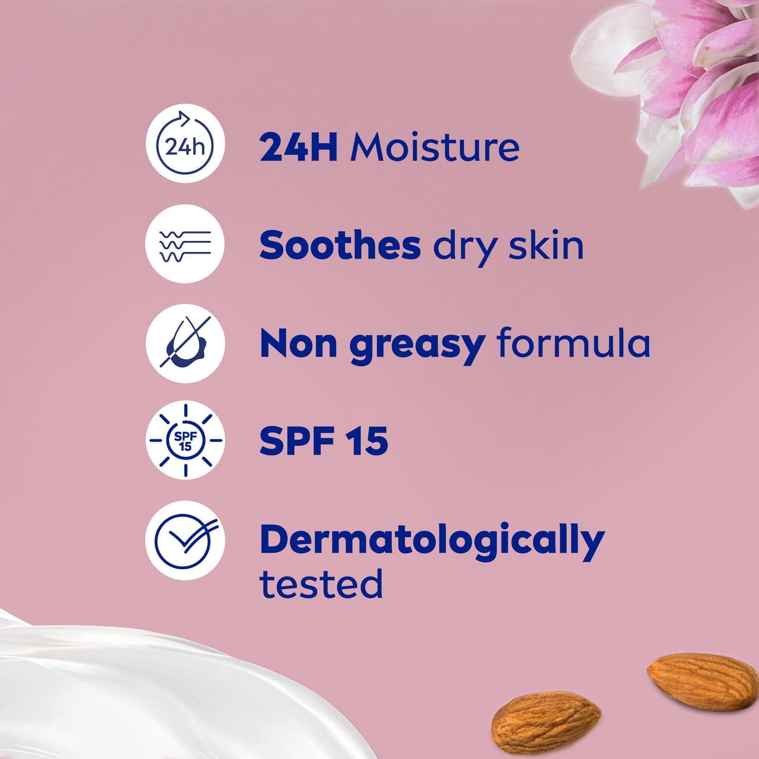 NIVEA Nourishing Day Cream with SPF 15 for Dry Skin, 50mL