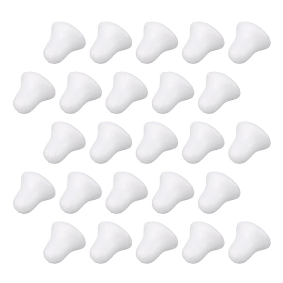 TABLZONE 40pcs Small White Decorative Bells for Crafts Handmade Arts and Projects, Perfect for Holiday and Party Decorations