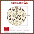 thumbnail image 3 of KLL Chicken Cartoon Christmas Tree Skirt 36" ,Party Decorations Farmhouse for Christmas Decorations Holiday Party, 3 of 6