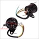 thumbnail image 3 of Indicador Del Velocímetro Del Odómetro De La Motocicleta De Del De 12V Del Cromo, 3 of 9