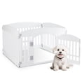 thumbnail image 1 of Parque de juegos para perros HealSmart de 4 paneles, 24 de plástico, para perros pequeños y medianos, 1 of 7