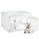 thumbnail image 1 of Parque de juegos para perros HealSmart de 4 paneles, 24 de plástico, para perros pequeños y medianos, 1 of 7