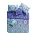 thumbnail image 4 of VCNY Home Amherst 5-Piece Aqua Damask Reversible Comforter Set, King, Adult, Unisex, 4 of 7