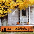 thumbnail image 5 of JeashCHAT Halloween Banner Large Halloween Decorations Outdoor Yard Porch Signs Halloween Party Decorations Supplies Front Door Garage Balcony Garden Flag Backdrop, 5 of 5