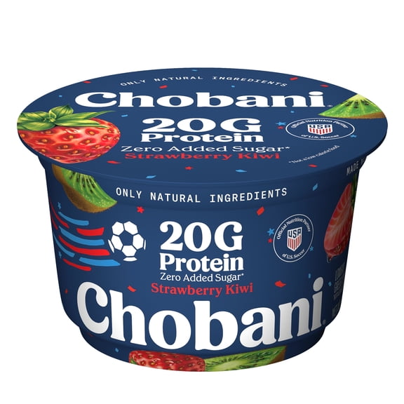 Chobani 20G Protein Low-Fat Greek Yogurt Strawberry Kiwi 6.7oz Cup