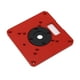 thumbnail image 3 of Placa De Inserción De Mesa De Enrutador Rojo, Accesorio De Diseño Universal De Aleación De Aluminio Para Función De Marcha Atrás De La Máquina De Corte, 3 of 8