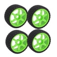 thumbnail image 1 of RC Tires, 4pcs 1:7 1:8 RC Rally Car Racing Tires Lightweight Plastic 17mm Hex with Anti Slip Stability for ARRMA, 1 of 7